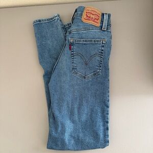 Levi's High Waisted Blue Jeans Size 24